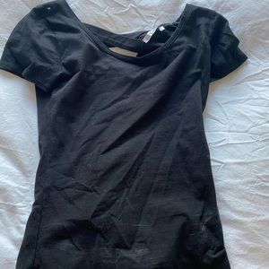 Pull and bear black top. Open back